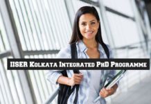 Integrated PhD Programme – Biological Sciences @ IISER Kolkata IISER-K IPhD Admission 2019