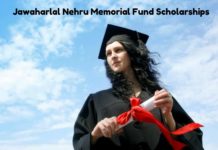 Jawaharlal Nehru Memorial Fund Scholarships JNMF Scholarships 2019