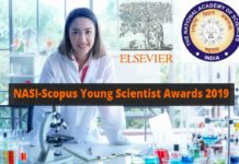 NASI Scopus Young Scientists Awards 2019 NASI-Scopus Young Scientist Awards
