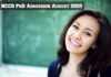 NCCS PhD Admission 2019