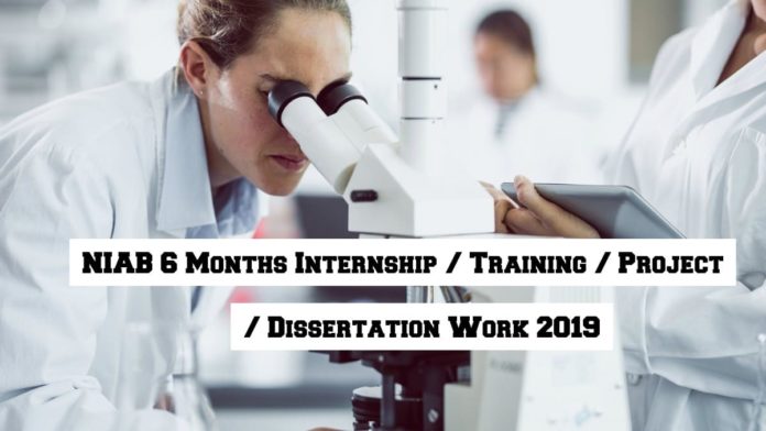 NIAB Internship & Project 2019