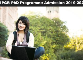 NIPGR PhD Admissions 2019-20