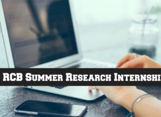 RCB Summer Research Internship