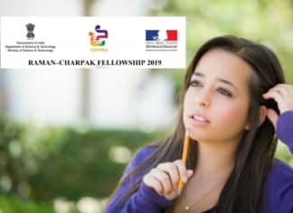 Raman-Charpak Fellowship 2019
