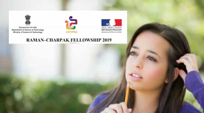 Raman-Charpak Fellowship 2019
