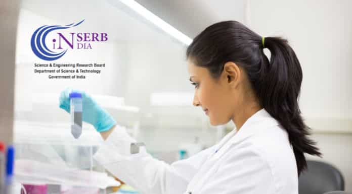 SERB - TARE 2019 With Research Fellowship of Rs. 60,000/- & Research Grant of Rs 5 lakh