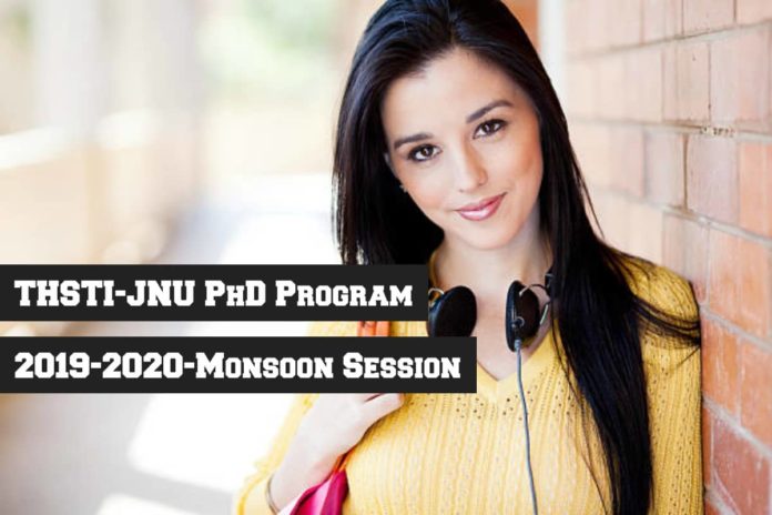 THSTI-JNU PhD Admission 2019-20