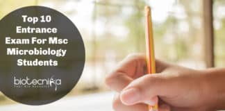 Top 10 Competitive Entrance Exam For Msc Microbiology Students