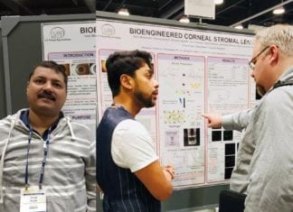 Pandorum Technologies Dr. Singh and Dr. Bhowmick presenting at the ARVO-2019 Annual Meeting