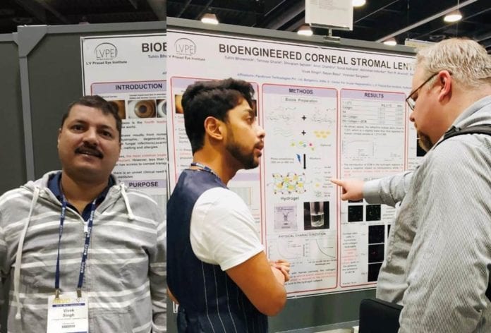 Pandorum Technologies Dr. Singh and Dr. Bhowmick presenting at the ARVO-2019 Annual Meeting