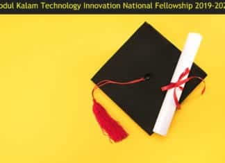 Abdul Kalam National Fellowship 2019