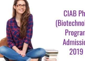 Biotech PhD Admissions 2019