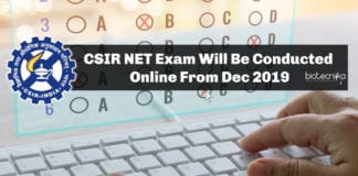 CSIR NET Exam Will Be Conducted Online From Dec 2019