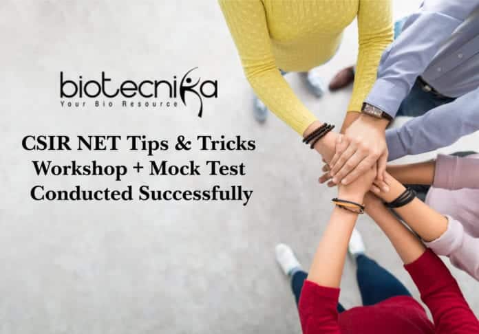 CSIR NET Tips & Tricks Workshop + Mock Test Conducted Successfully