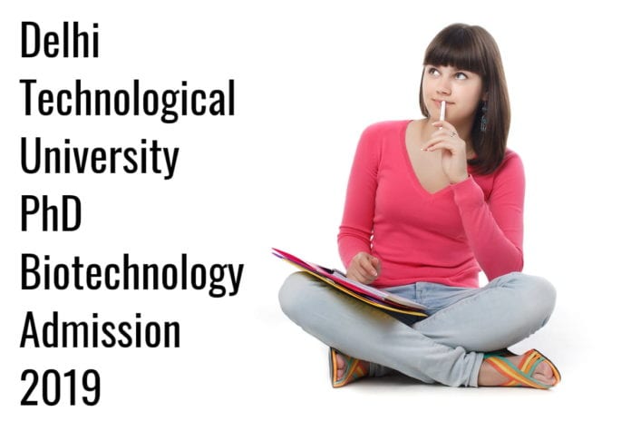 Delhi Technological University PhD Admission