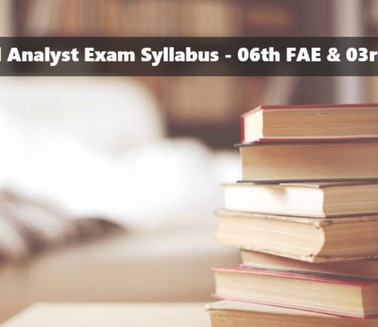 FSSAI Food Analyst Exam Syllabus – 06th FAE & 03rd JAE 2019 FSSAI Syllabus Food Analyst Exam