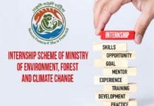 Govt MoEF&CC Internship 2019 – Apply Online Govt MoEF&CC Internship Scheme