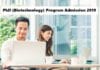 PhD Biotechnology Admission 2019 @ NABI NABI PhD Admissions 2019