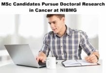 MSc Candidates Pursue Doctoral Research in Cancer @ NIBMG NIBMG PhD Admissions 2019