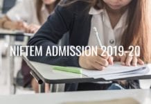 NIFTEM MTech & PhD Admissions 2019 – 2020 NIFTEM Admissions 2019-2020