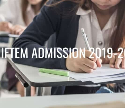 NIFTEM Admissions 2019-2020