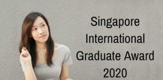 Singapore International Graduate Award 2020