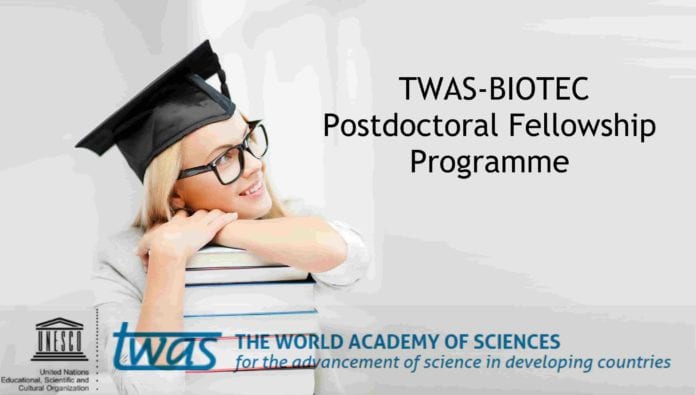 TWAS-BIOTECH Postdoc Fellowship