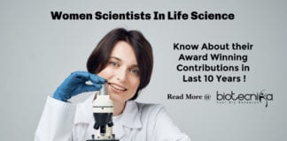 Women Scientists In Life Science - Contribution In Past 10 years