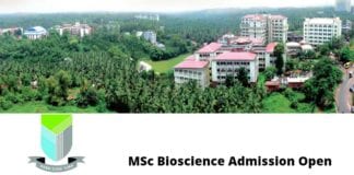 Yenepoya Research Centre Admission MSc 2019