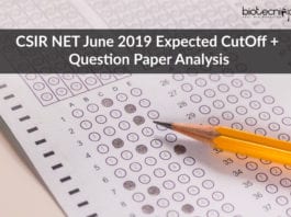 CSIR NET Expected CutOff For June 2019 Exam + Question Paper Analysis
