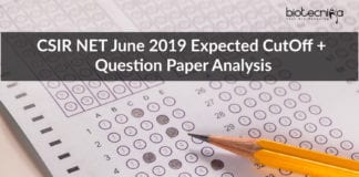 CSIR NET Expected CutOff For June 2019 Exam + Question Paper Analysis