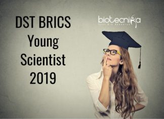 DST BRICS Young Scientist 2019 – Application Invited DST BRICS Young Scientist 2019