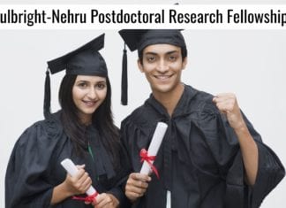 2020-2021 Fulbright-Nehru Postdoctoral Research Fellowships Fulbright-Nehru Postdoctoral Research Fellowships