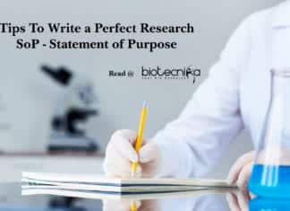 Research SoP - Tips To Write a Perfect Research SoP