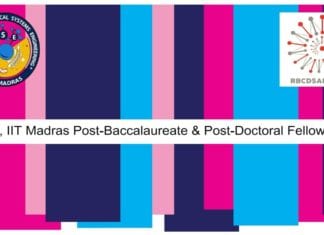 IBSE, IIT Madras Post-Baccalaureate and Post-Doctoral Fellowships