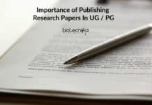 Importance of Publishing Research Papers In UG / PG