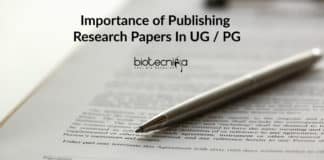 Importance of Publishing Research Papers In UG / PG