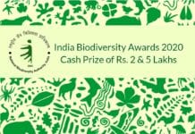 India Biodiversity Awards 2020 – Cash Prize of Rs. 2 & 5 Lakhs India Biodiversity Awards 2020