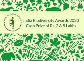 India Biodiversity Awards 2020 – Cash Prize of Rs. 2 & 5 Lakhs India Biodiversity Awards 2020