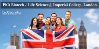 PhD Biotech in London