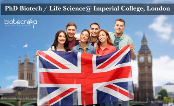PhD Biotech in London