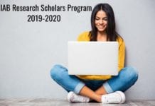NIAB Research Scholars Program II : 2019 – 2020 Research Scholars Program