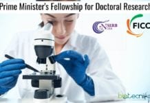 SERB-FICCI Prime Minister's Fellowship