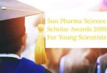 Sun Pharma Science Scholar Awards 2019 For Young Scientists Sun Pharma Science Scholar