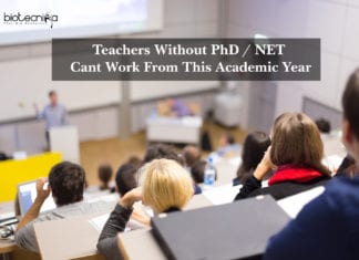 Teachers Without PhD / NET Cant Work From This Academic Year Teachers Without PhD / NET Cant Work From This Academic Year
