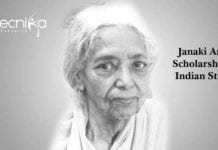 Janaki Ammal Scholarships for Indian Students Janaki Ammal Scholarships for Indian Students