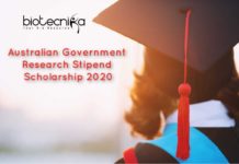 Australian Government Research Stipend Scholarship 2020 Australian Government Research Stipend