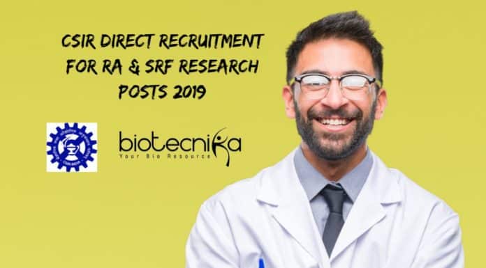 CSIR Direct Recruitment