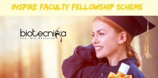 DST INSPIRE Fellowship 2019