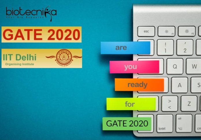 GATE 2020 Official Notification